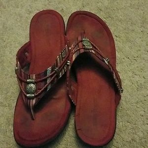 BOHO chic Minnetonka sandals